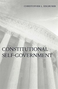 Couverture_Constitutional Self-Government