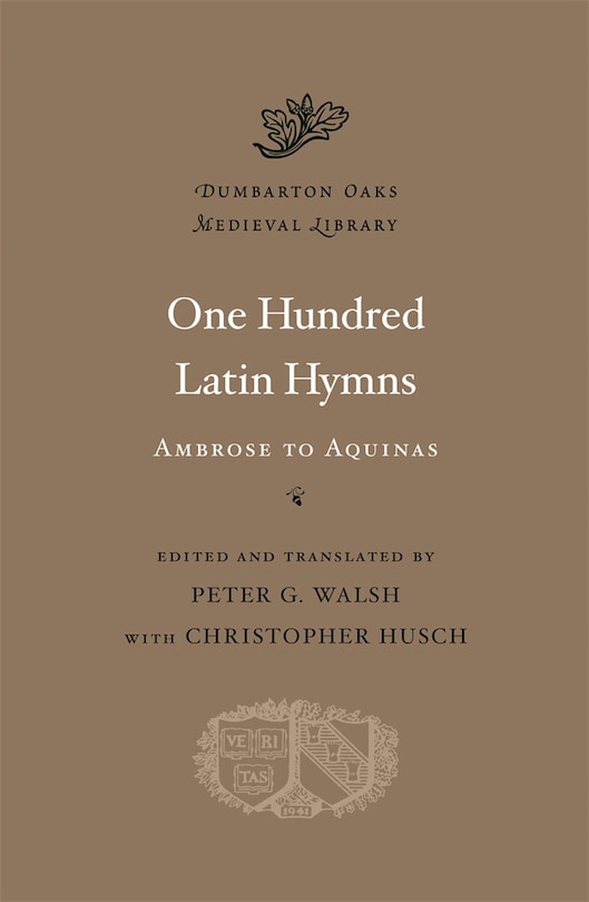 Couverture_One Hundred Latin Hymns