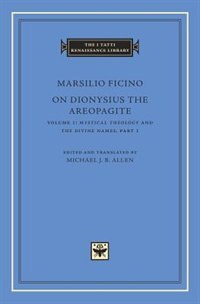 Couverture_On Dionysius the Areopagite