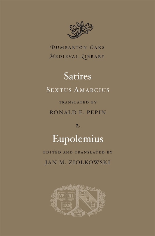 Front cover_Satires. Eupolemius