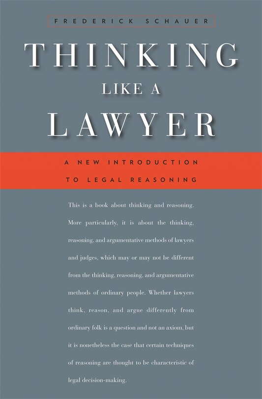 Front cover_Thinking Like a Lawyer