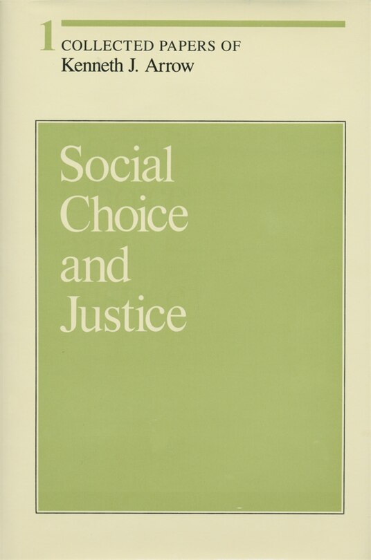 Front cover_Social Choice and Justice