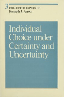 Front cover_Individual Choice under Certainty and Uncertainty