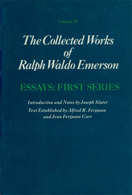 Front cover_Essays: First Series