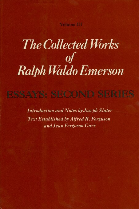 Front cover_Essays: Second Series