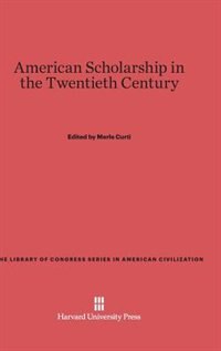 Front cover_American Scholarship in the Twentieth Century