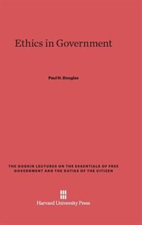 Couverture_Ethics in Government