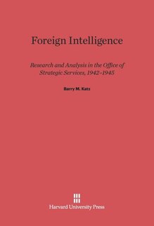Front cover_Foreign Intelligence