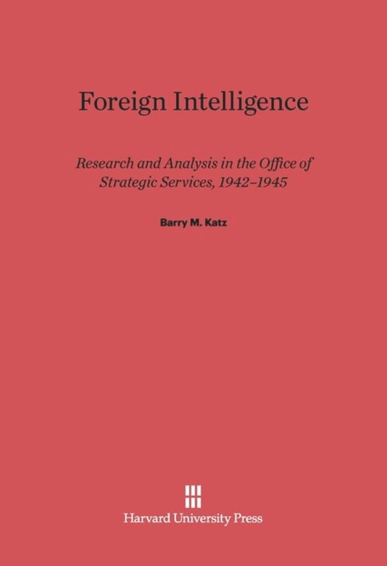 Front cover_Foreign Intelligence