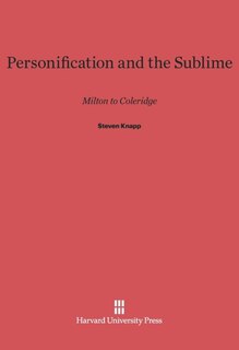 Front cover_Personification and the Sublime