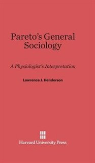 Front cover_Pareto's General Sociology