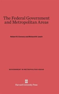 Front cover_The Federal Government and Metropolitan Areas