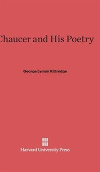 Front cover_Chaucer and His Poetry
