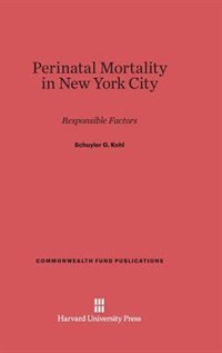 Couverture_Perinatal Mortality in New York City