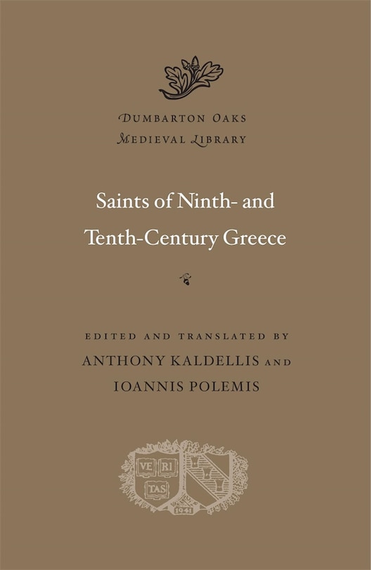 Couverture_Saints of Ninth- and Tenth-Century Greece