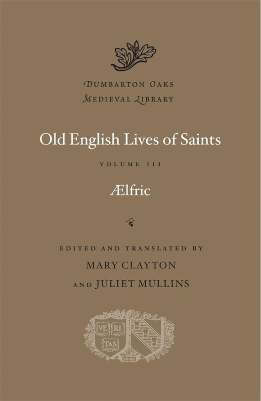 Front cover_Old English Lives of Saints