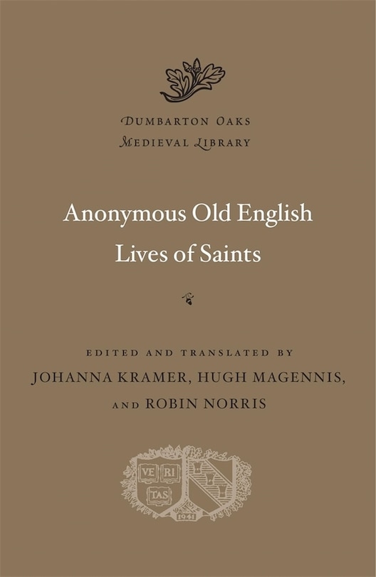 Couverture_Anonymous Old English Lives Of Saints