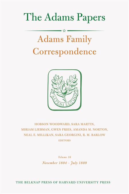 Front cover_Adams Family Correspondence