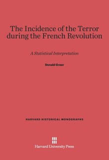 Front cover_Incidence of the Terror during the French Revolution
