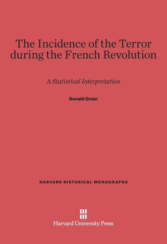 Front cover_Incidence of the Terror during the French Revolution