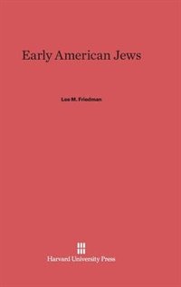 Couverture_Early American Jews