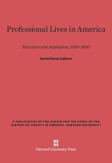 Front cover_Professional Lives in America