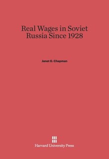 Front cover_Real Wages in Soviet Russia Since 1928