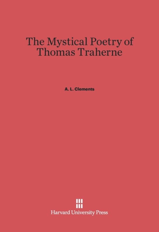 Front cover_The Mystical Poetry of Thomas Traherne