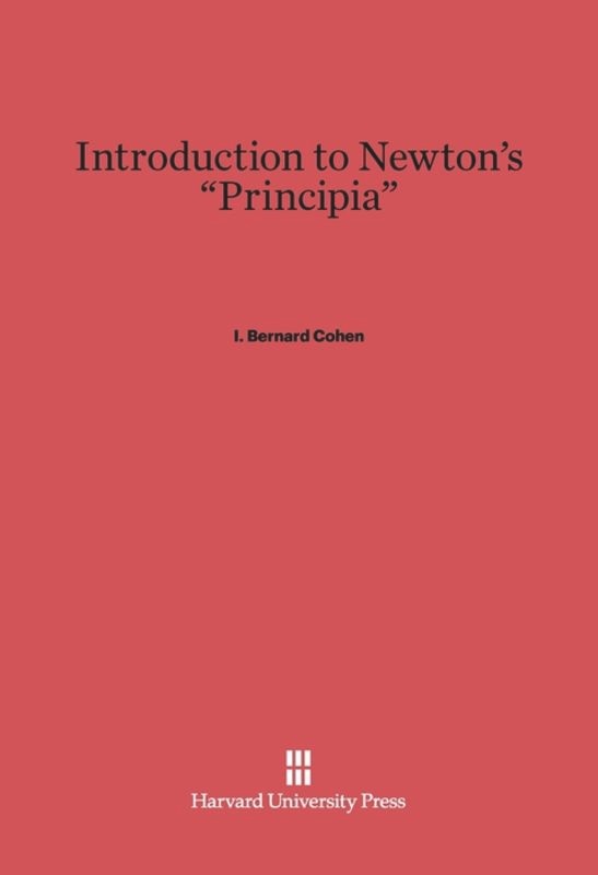 Couverture_Introduction to Newton’s “Principia”