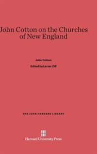 Front cover_John Cotton on the Churches of New England
