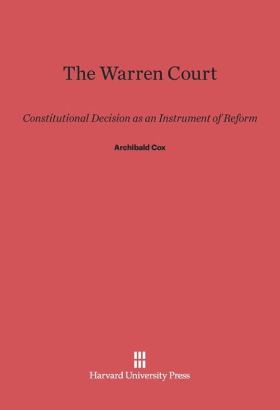 Front cover_The Warren Court