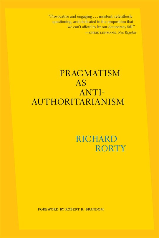 Couverture_Pragmatism as Anti-Authoritarianism