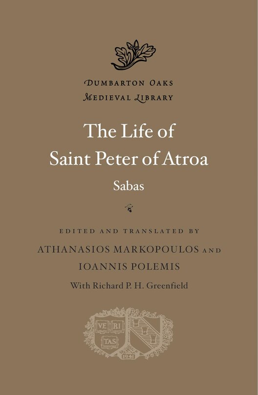 Front cover_Life of Saint Peter of Atroa