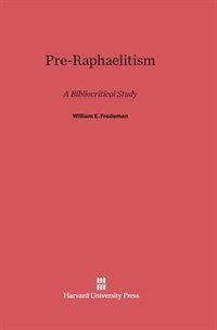 Front cover_Pre-Raphaelitism