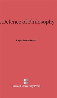 Front cover_A Defence of Philosophy