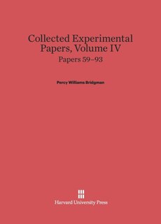 Front cover_Collected Experimental Papers, Volume IV