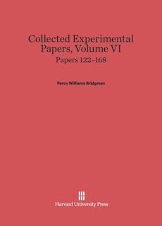 Couverture_Collected Experimental Papers, Volume VI