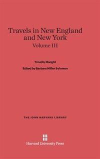 Front cover_Travels in New England and New York, Volume III