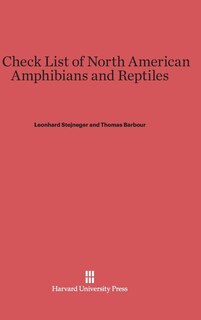 Front cover_A Check List of North American Amphibians and Reptiles