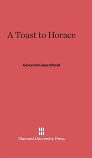 Front cover_A Toast to Horace