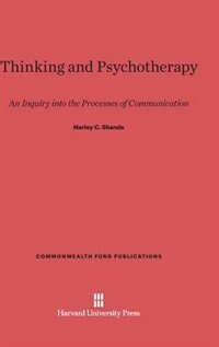 Couverture_Thinking and Psychotherapy