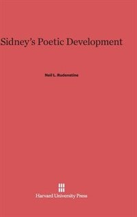 Couverture_Sidney's Poetic Development