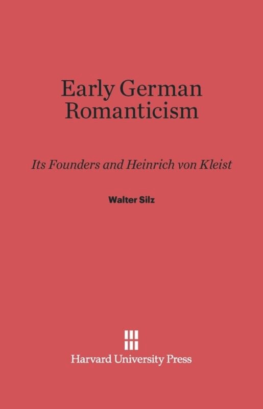 Front cover_Early German Romanticism