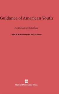 Front cover_Guidance of American Youth