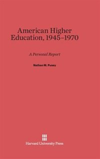 Couverture_American Higher Education, 1945-1970