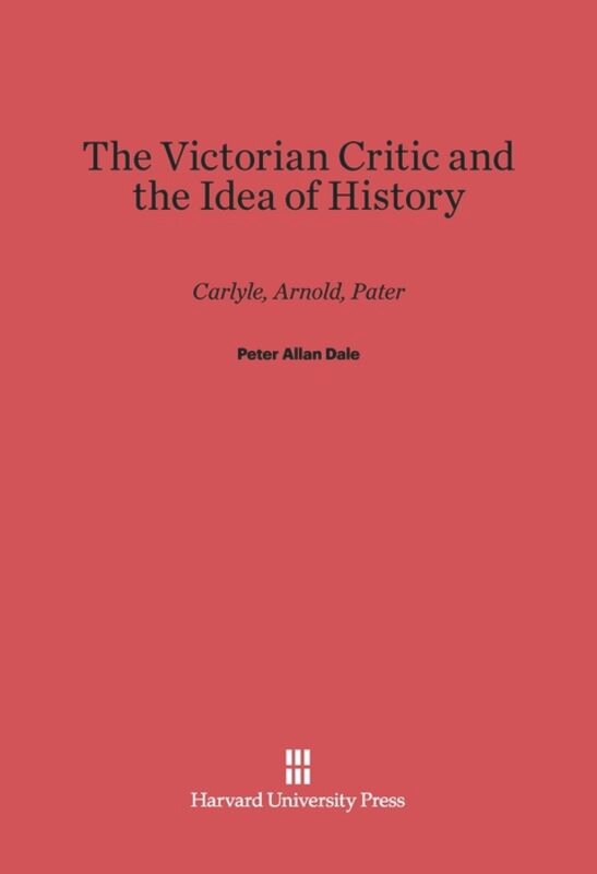 Front cover_The Victorian Critic and the Idea of History