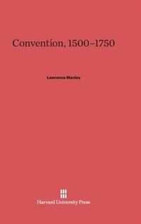 Front cover_Convention, 1500–1750