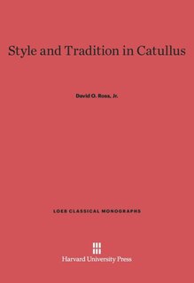 Front cover_Style and Tradition in Catullus