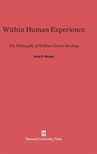 Front cover_Within Human Experience