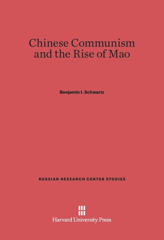 Front cover_Chinese Communism and the Rise of Mao